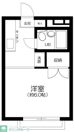 マツダハウスB棟の物件間取画像